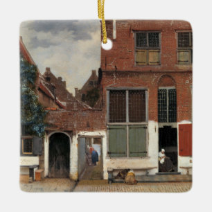 Johannes Vermeer - Little Street Keramikornament