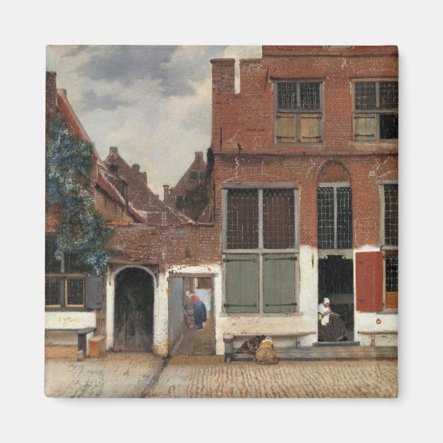 Johannes Vermeer - Little Street Magnet (Vorne)