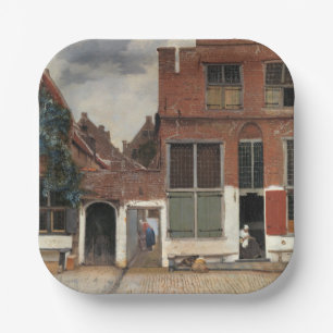 Johannes Vermeer - Little Street Pappteller