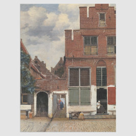 Johannes Vermeer - Little Street Seidenpapier