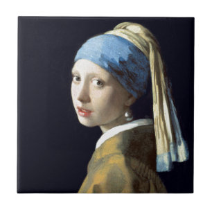 Johannes Vermeer Mädchen mit dem Perlenohrring Fliese