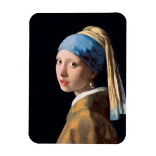 JOHANNES VERMEER - Mädchen mit einem Perlenohrrin Magnet