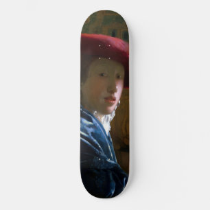 Johannes Vermeer - Mädchen mit einem Red Hat Skateboard