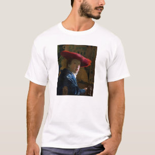 Johannes Vermeer - Mädchen mit einem Red Hat T-Shirt