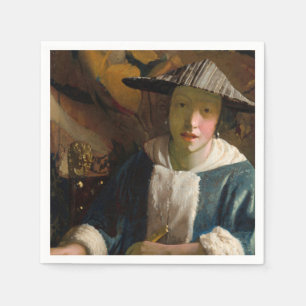 Johannes Vermeer - Mädchen mit Flöte Serviette
