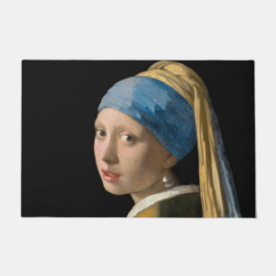 Johannes Vermeer - Mädchen mit Perlenohrring Fußmatte