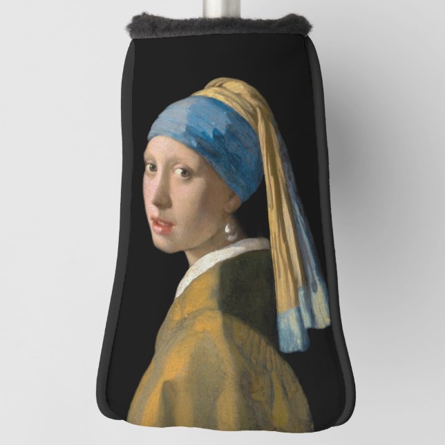 Johannes Vermeer - Mädchen mit Perlenohrring Golf Headcover (Rotieren 90)