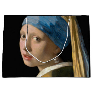 Johannes Vermeer - Mädchen mit Perlenohrring Große Geschenktüte