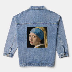 Johannes Vermeer - Mädchen mit Perlenohrring Jeansjacke