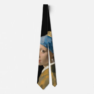 Johannes Vermeer - Mädchen mit Perlenohrring Krawatte