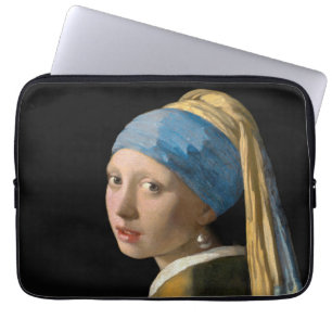 Johannes Vermeer - Mädchen mit Perlenohrring Laptopschutzhülle