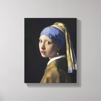 Johannes Vermeer - Mädchen mit Perlenohrring Leinwanddruck