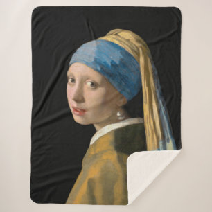 Johannes Vermeer - Mädchen mit Perlenohrring Sherpadecke