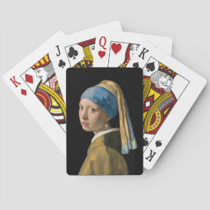 Johannes Vermeer - Mädchen mit Perlenohrring Spielkarten