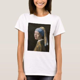 Johannes Vermeer, Mädchen mit Perlenohrring T-Shirt