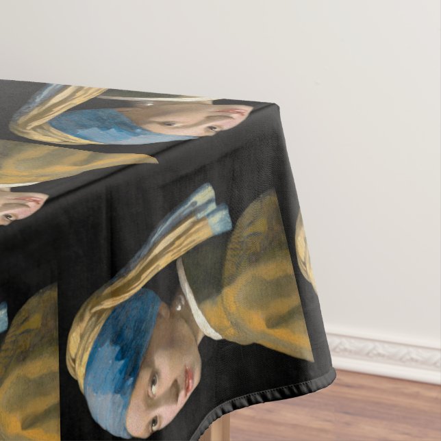 Johannes Vermeer - Mädchen mit Perlenohrring Tischdecke (Beispiel)