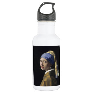 Johannes Vermeer - Mädchen mit Perlenohrring Trinkflasche