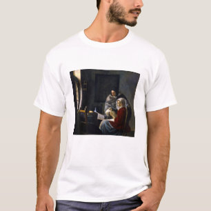 Johannes Vermeer - Mädchen unterbricht ihre Musik T-Shirt