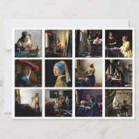 Johannes Vermeer - Masterpiece Grid