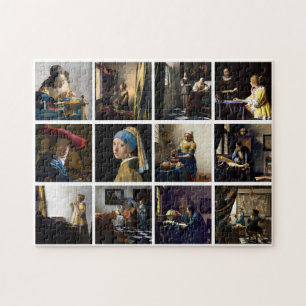 Johannes Vermeer - Masterpiece Grid Puzzle