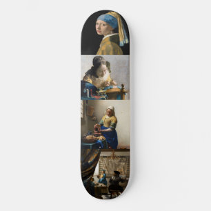 Johannes Vermeer - Masterpiece Grid Skateboard