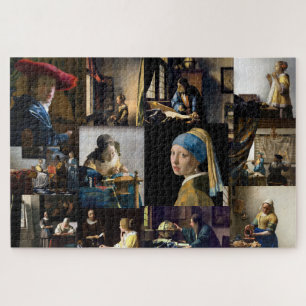 Johannes Vermeer - Meisterwerke Patchwork Puzzle