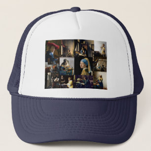 Johannes Vermeer - Meisterwerke Patchwork Truckerkappe