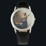 Johannes Vermeer. Milchmädchen. Vintage Kunst Armbanduhr<br><div class="desc">Johannes Vermeer Uhr "Die Milchmädchen".</div>