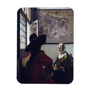 Johannes Vermeer, Officer und Laughing Girl Magnet