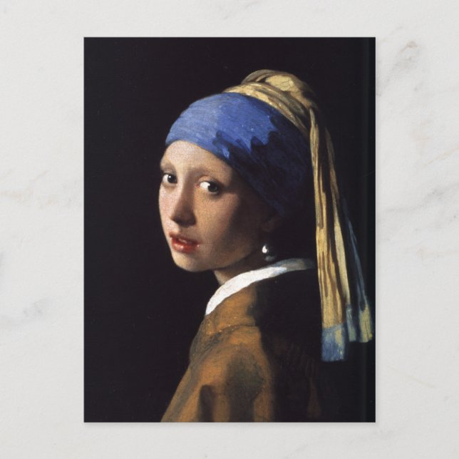 Johannes Vermeer Postcard Postkarte (Vorderseite)