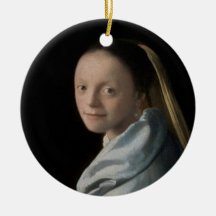 Johannes Vermeer - Studie einer jungen Frau Keramik Ornament
