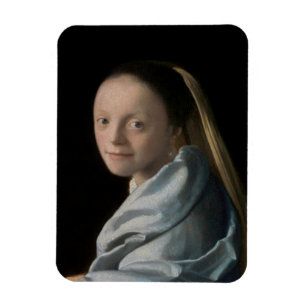 Johannes Vermeer - Studie einer jungen Frau Magnet