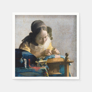 Johannes Vermeer - The Lacemaker Serviette