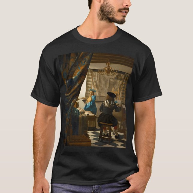 Johannes Vermeer über die Kunst T-Shirt (Vorderseite)