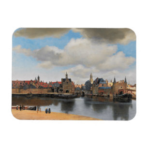 Johannes Vermeer, van Deft, View of Delft Magnet