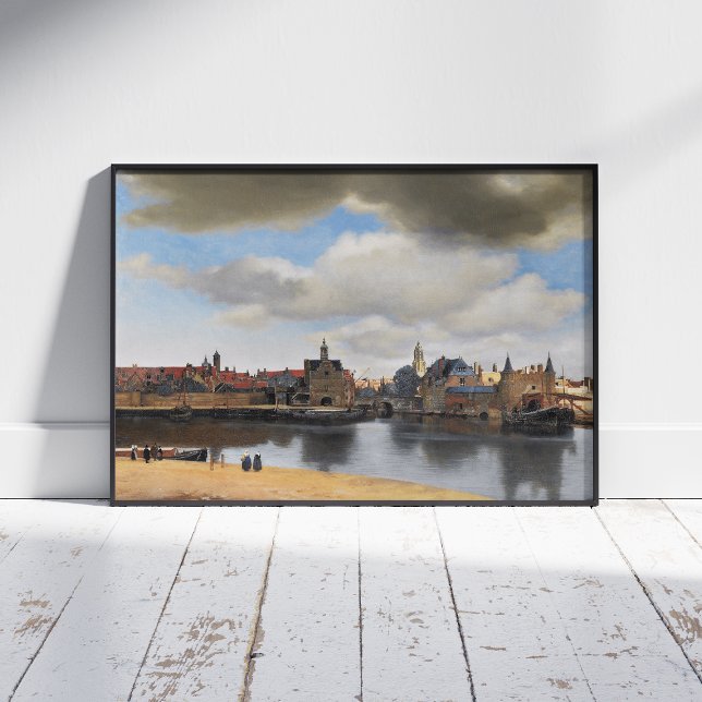 Johannes Vermeer, van Deft, View of Delft Poster (Von Creator hochgeladen)