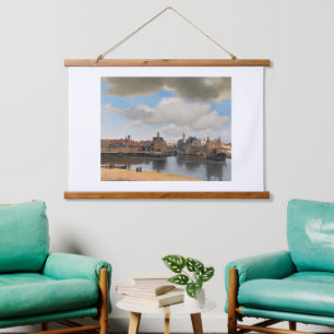 Johannes Vermeer, van Deft, View of Delft Wandteppich Mit Holzrahmen