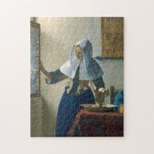 Johannes Vermeer Young Woman mit Wasserpitcher Puzzle