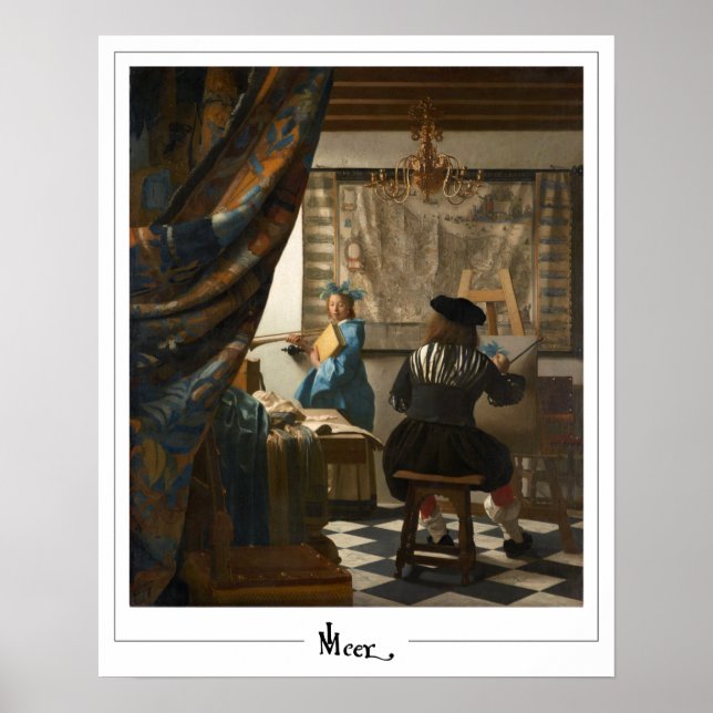 Johannes Vermeer Zedign Art Poster #14 (Vorne)