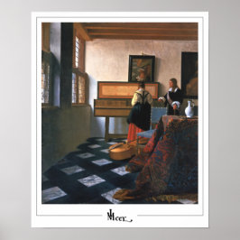 Johannes Vermeer Zedign Art Poster #20