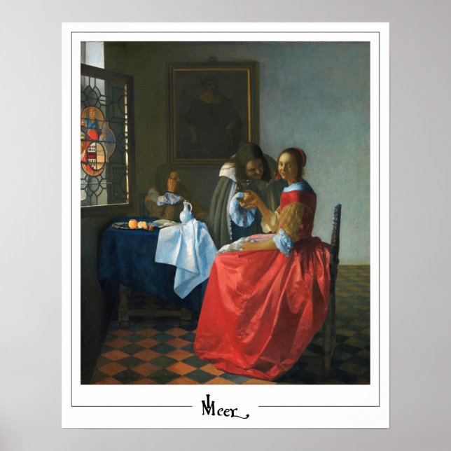 Johannes Vermeer Zedign Art Poster #24 (Vorne)
