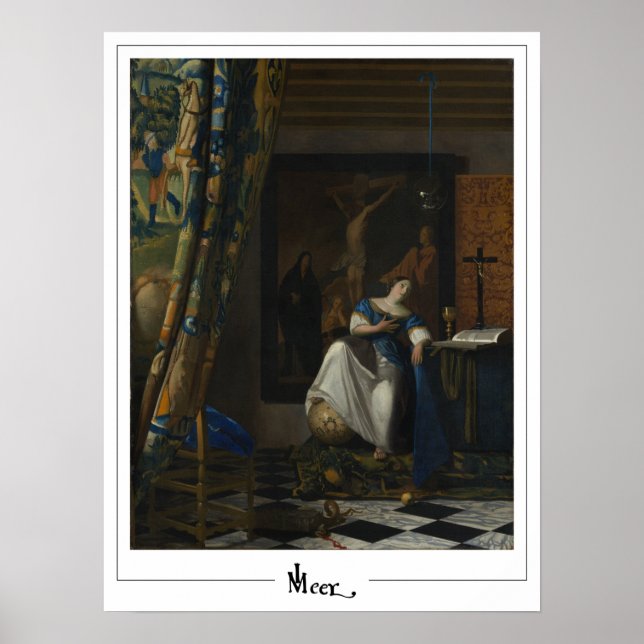 Johannes Vermeer Zedign Art Poster #33 (Vorne)