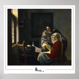 Johannes Vermeer Zedign Art Poster #35