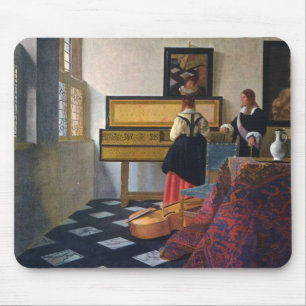 Johannes Vermeers Das Musikstück (um 1663) Mousepad