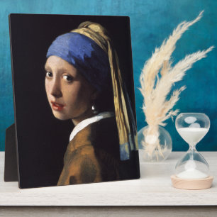 Johannes Vermeer's Girl mit Perlenohrring Fotoplatte