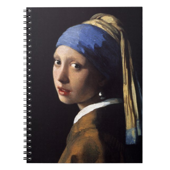 Johannes Vermeer's Girl mit Perlenohrring Notizblock (Vorderseite)
