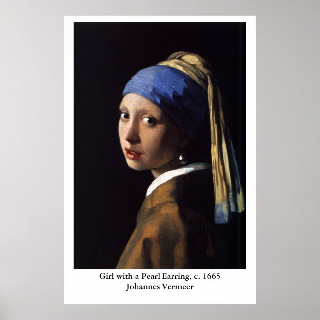 Johannes Vermeer's Girl mit Perlenohrring Poster (Vorne)
