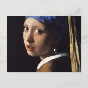Johannes Vermeer's Girl mit Perlenohrring Postkarte
