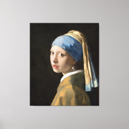 Johannes Vermeer's Girl with a Pearl Earring Leinwanddruck