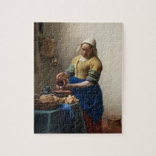 Johannes Vermeer's The Milkmaid Puzzle